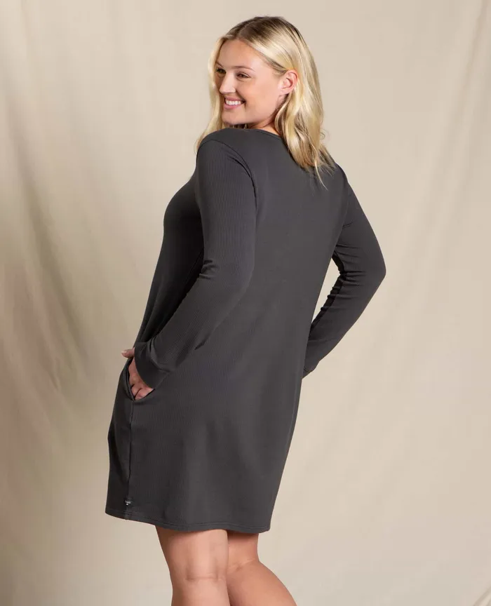 Women8217s ToadandCo Ponderosa Long Sleeve Dress Soot Dresses