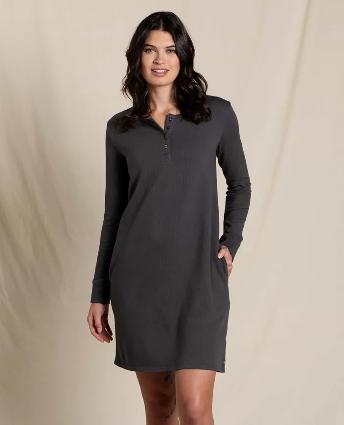Women8217s ToadandCo Ponderosa Long Sleeve Dress Soot Dresses