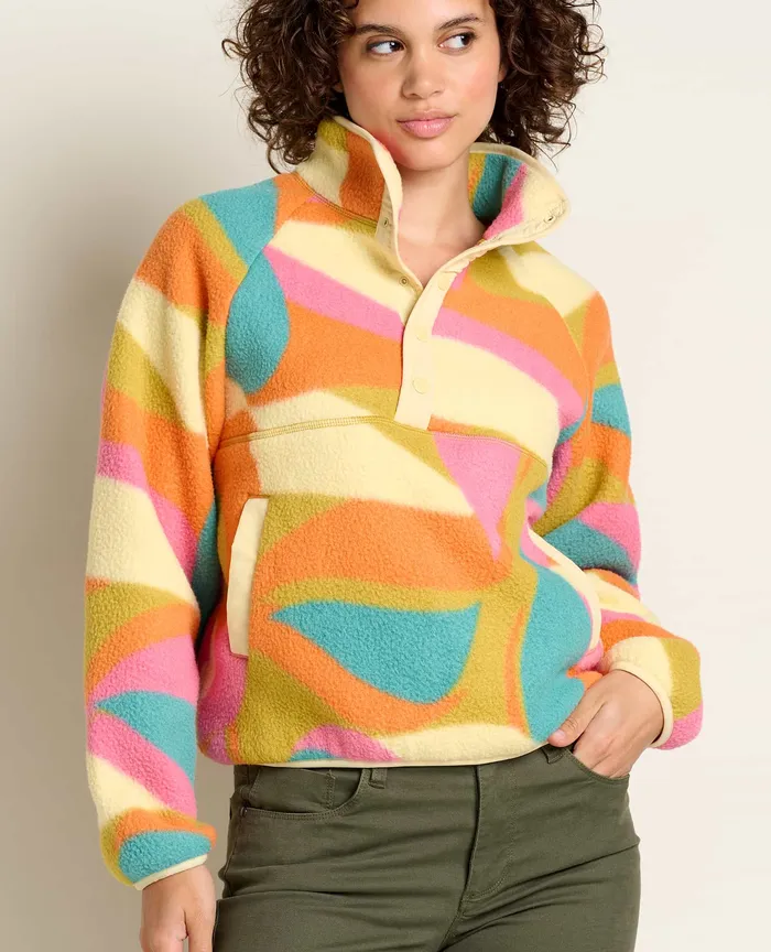 Women8217s Women8217s Campo Fleece Pullover Shapes Print Jackets and Layers ToadandCo Women8217s Women8217s Campo Fleece Pullover Shapes Print Jackets and Layers ToadandCo
