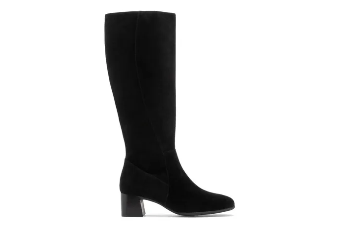 Women ABEO Footwear Boots Avenue Tall Black Suede Women ABEO Footwear Boots Avenue Tall Black Suede