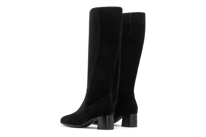 Women ABEO Footwear Boots Avenue Tall Black Suede Women ABEO Footwear Boots Avenue Tall Black Suede
