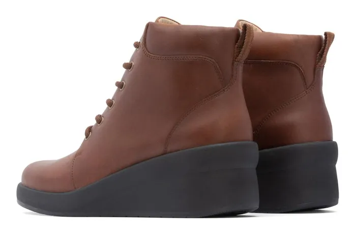 Women ABEO Footwear Boots Passage Lace Up Dark Tan Women ABEO Footwear Boots Passage Lace Up Dark Tan