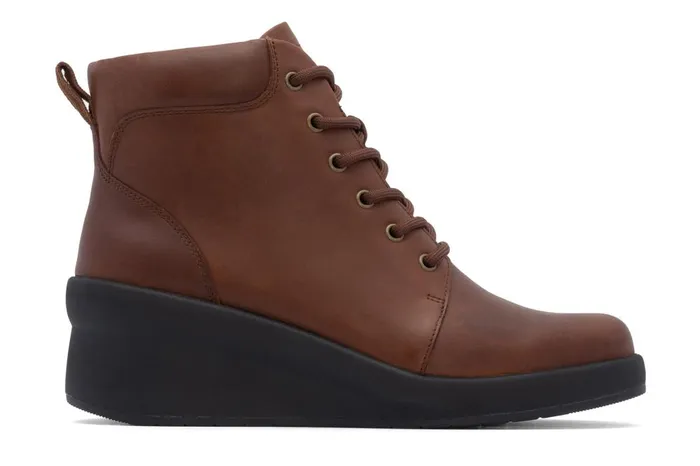 Women ABEO Footwear Boots Passage Lace Up Dark Tan Women ABEO Footwear Boots Passage Lace Up Dark Tan