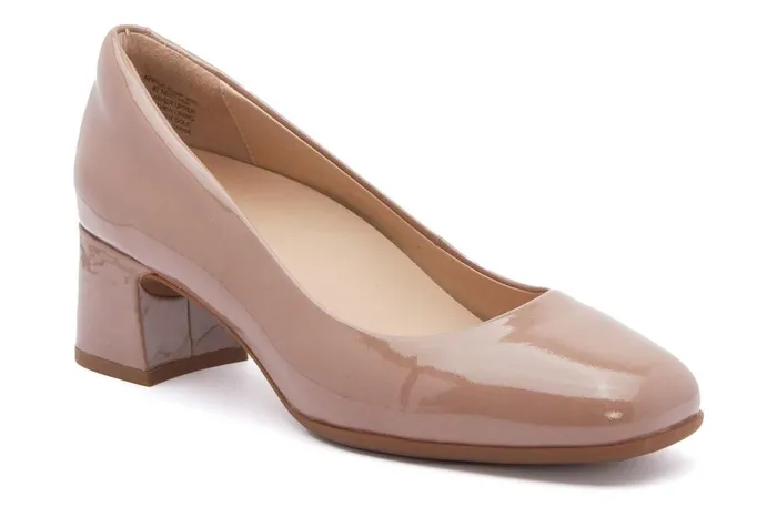 Women ABEO Footwear Dress Avenue Pump Tan Patent