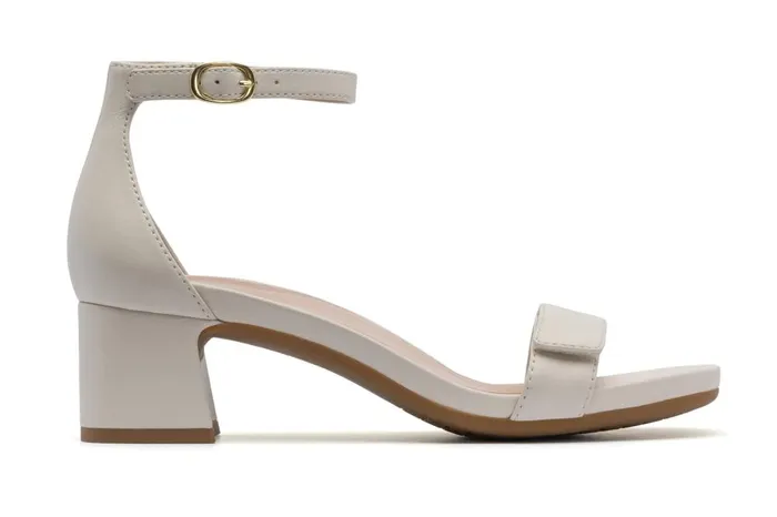 Women ABEO Footwear Dress Avenue Strap Off White Leather Women ABEO Footwear Dress Avenue Strap Off White Leather