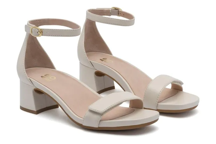 Women ABEO Footwear Dress Avenue Strap Off White Leather Women ABEO Footwear Dress Avenue Strap Off White Leather