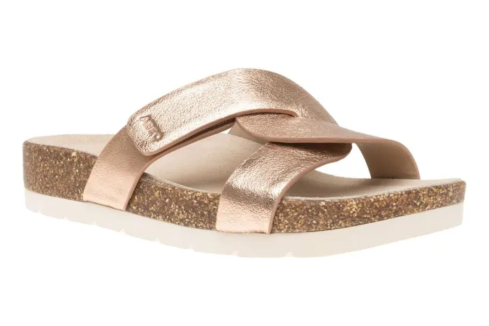Women ABEO Footwear Sandals Lanai Slide Rose Gold