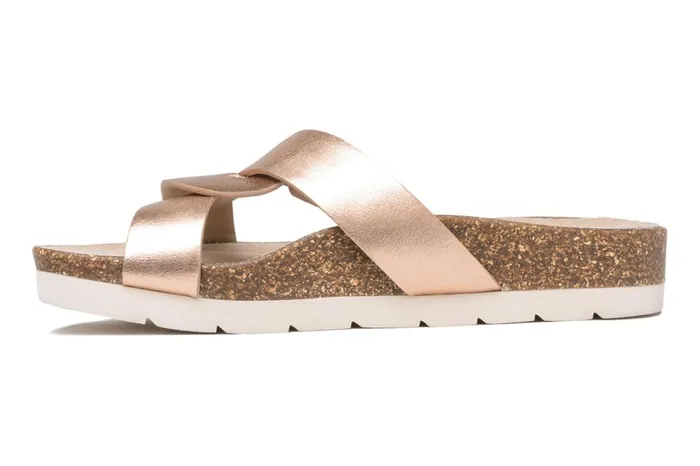 Women ABEO Footwear Sandals Lanai Slide Rose Gold Women ABEO Footwear Sandals Lanai Slide Rose Gold