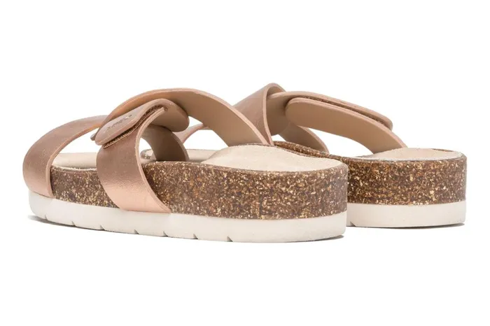 Women ABEO Footwear Sandals Lanai Slide Rose Gold Women ABEO Footwear Sandals Lanai Slide Rose Gold