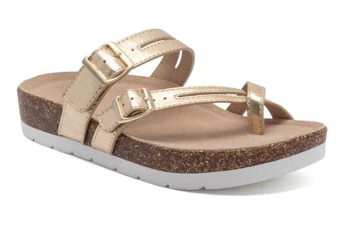 Women ABEO Footwear Sandals Lanai Thong Sandal Light Gold