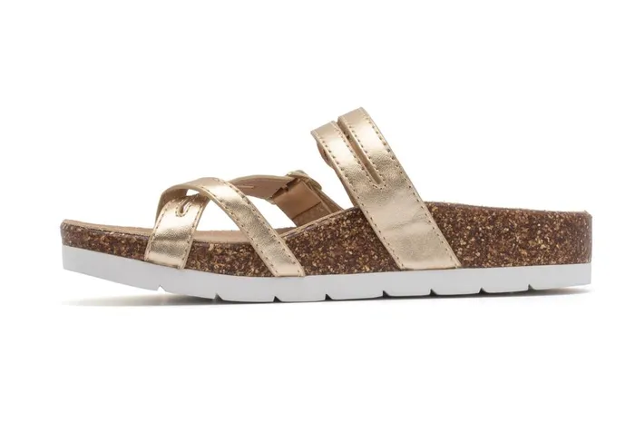 Women ABEO Footwear Sandals Lanai Thong Sandal Light Gold Women ABEO Footwear Sandals Lanai Thong Sandal Light Gold