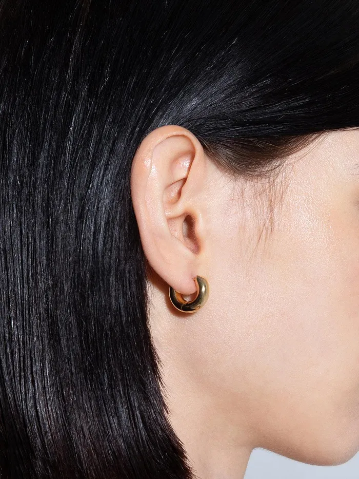 Women Aeyde ALAYA Small 18K Gold Plated Earrings Aeyde Earrings