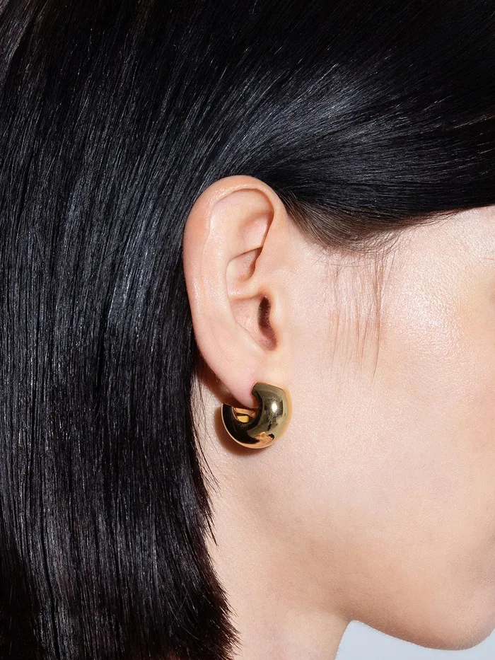 Women Alma Medium 18kt GoldPlated Earrings Aeyde Earrings Women Alma Medium 18kt GoldPlated Earrings Aeyde Earrings