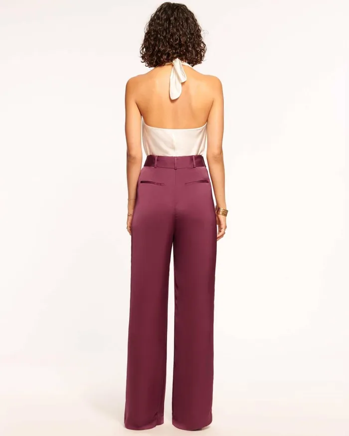 Women Amaya Wide Leg Belted Trouser Black Ramy Brook Pants Women Amaya Wide Leg Belted Trouser Black Ramy Brook Pants