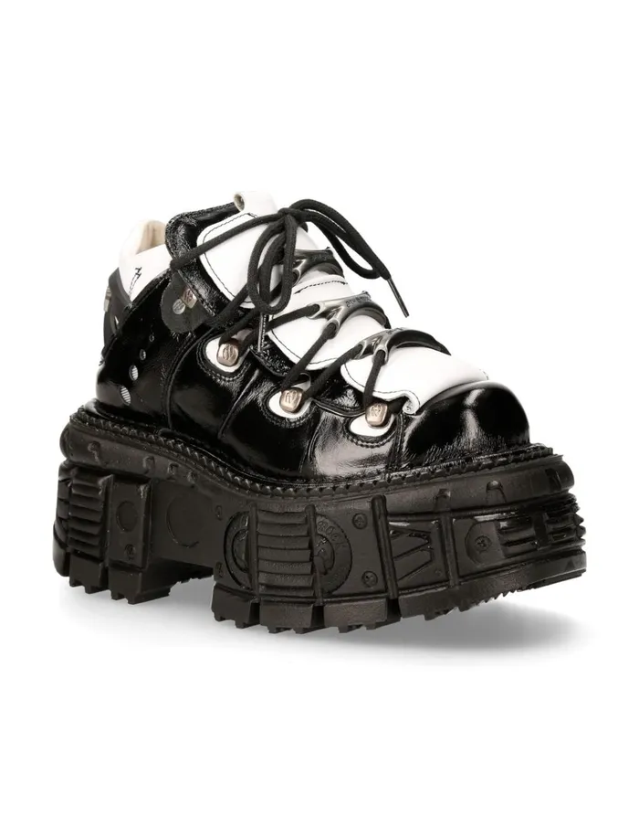 Women Ankle Boot Imperfect With Laces M106S119 New Rock Platform Women Ankle Boot Imperfect With Laces M106S119 New Rock Platform