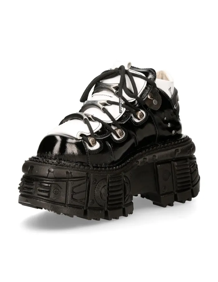 Women Ankle Boot Imperfect With Laces M106S119 New Rock Platform Women Ankle Boot Imperfect With Laces M106S119 New Rock Platform