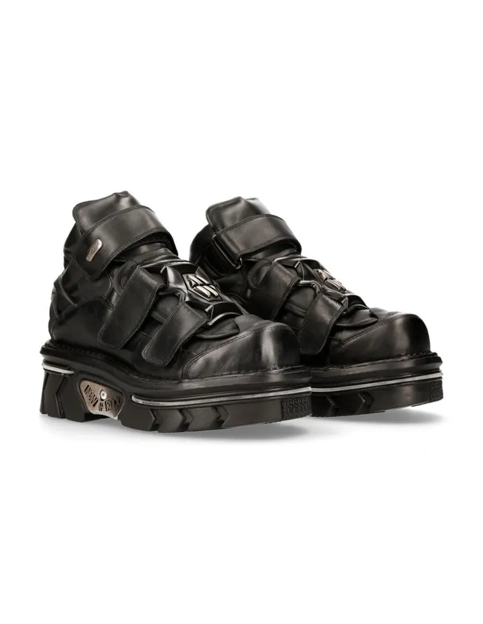 Women Ankle Boot Techno M285C51 New Rock Platform