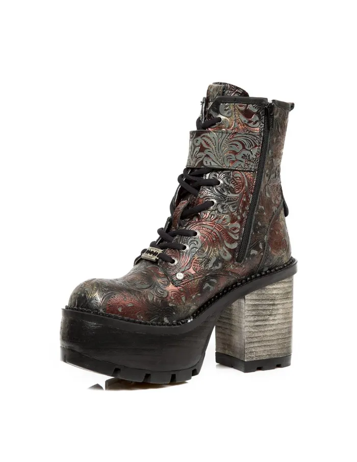 Women Ankle Boot Trail MSeve03C2 New Rock High Heels Women Ankle Boot Trail MSeve03C2 New Rock High Heels