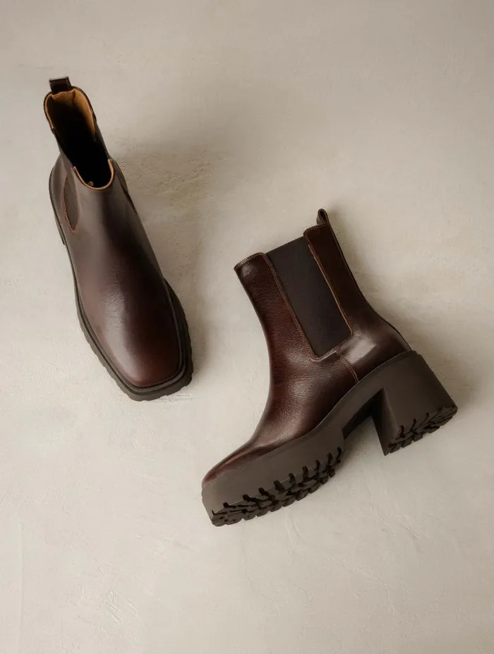 Women Ankle Boots Bobbies Amara Irish Coffee