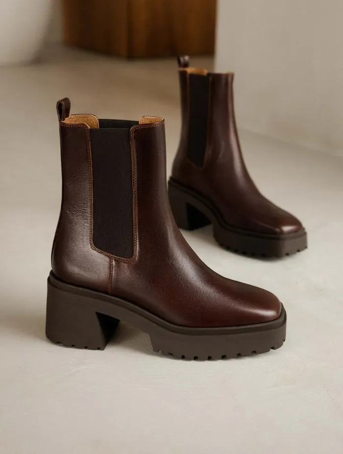 Women Ankle Boots Bobbies Amara Irish Coffee