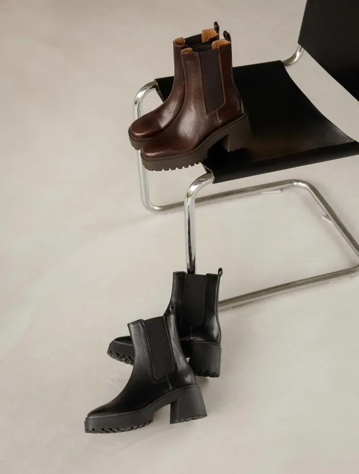 Women Ankle Boots Bobbies Amara Irish Coffee