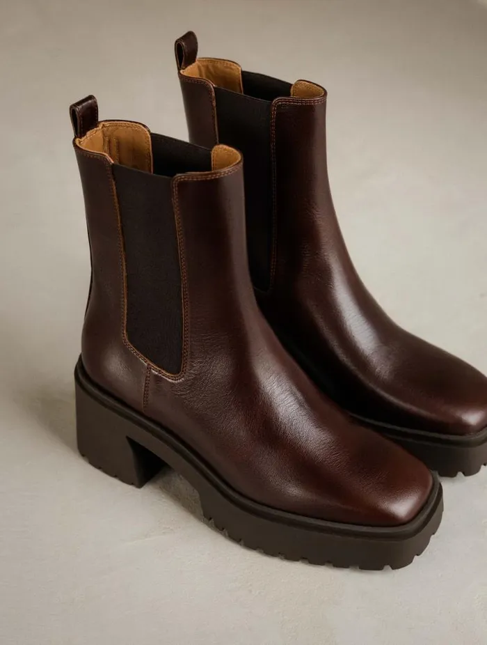 Women Ankle Boots Bobbies Amara Irish Coffee
