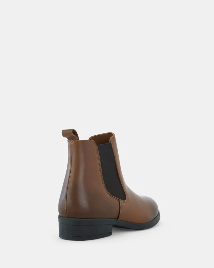 Women Ankle Boots NOVO Shoes DECLAN TAN