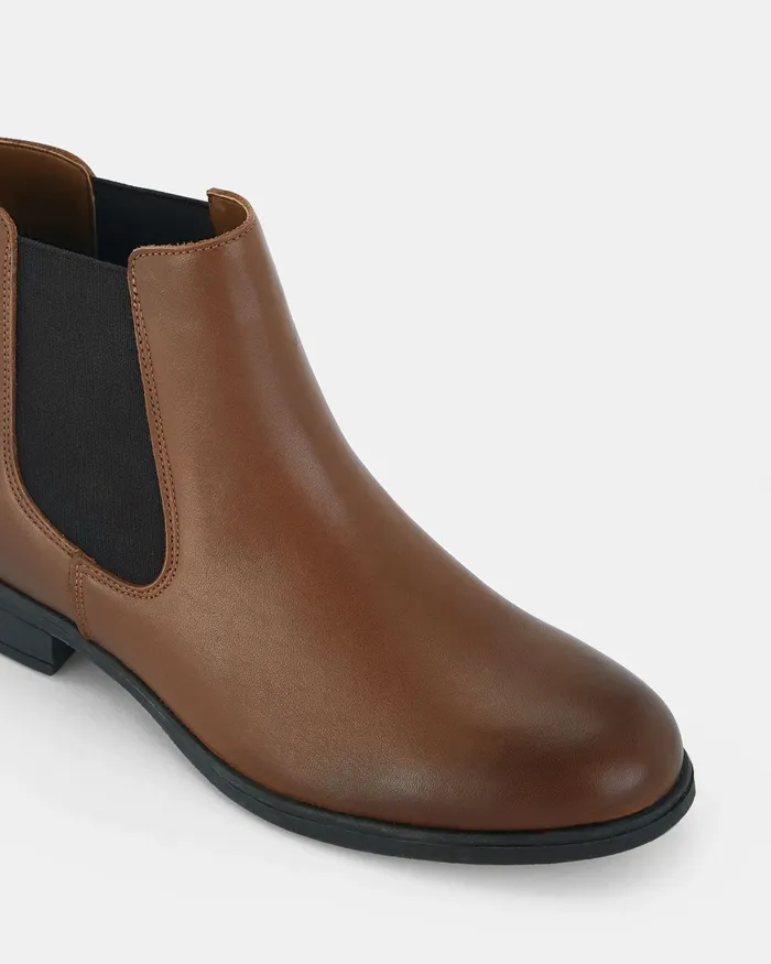 Women Ankle Boots NOVO Shoes DECLAN TAN