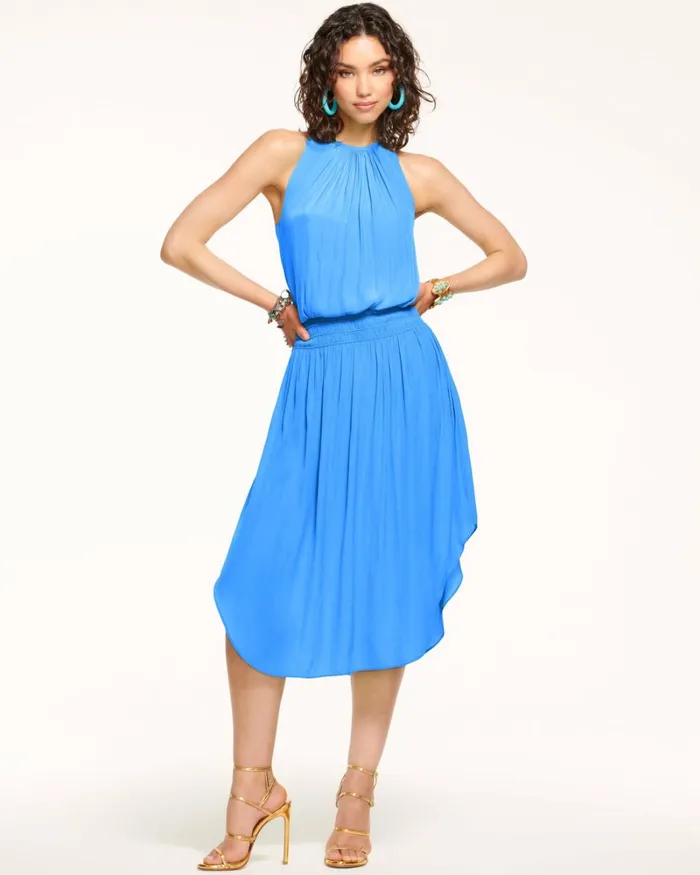 Women Audrey Smocked Midi Dress Ivory Ramy Brook Dresses Women Audrey Smocked Midi Dress Ivory Ramy Brook Dresses