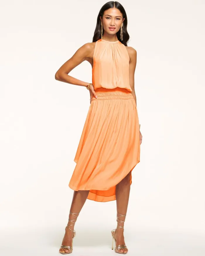 Women Audrey Smocked Midi Dress Ivory Ramy Brook Dresses Women Audrey Smocked Midi Dress Ivory Ramy Brook Dresses
