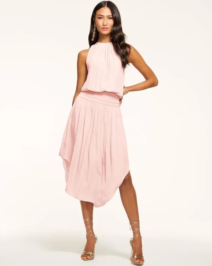 Women Audrey Smocked Midi Dress Ivory Ramy Brook Dresses Women Audrey Smocked Midi Dress Ivory Ramy Brook Dresses