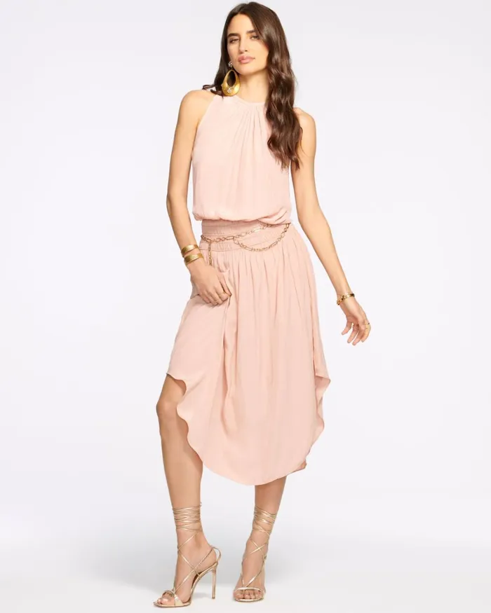 Women Audrey Smocked Midi Dress Ivory Ramy Brook Dresses Women Audrey Smocked Midi Dress Ivory Ramy Brook Dresses