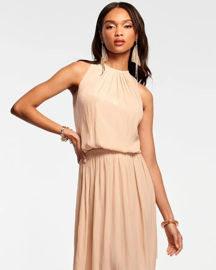 Women Audrey Smocked Midi Dress Ivory Ramy Brook Dresses Women Audrey Smocked Midi Dress Ivory Ramy Brook Dresses