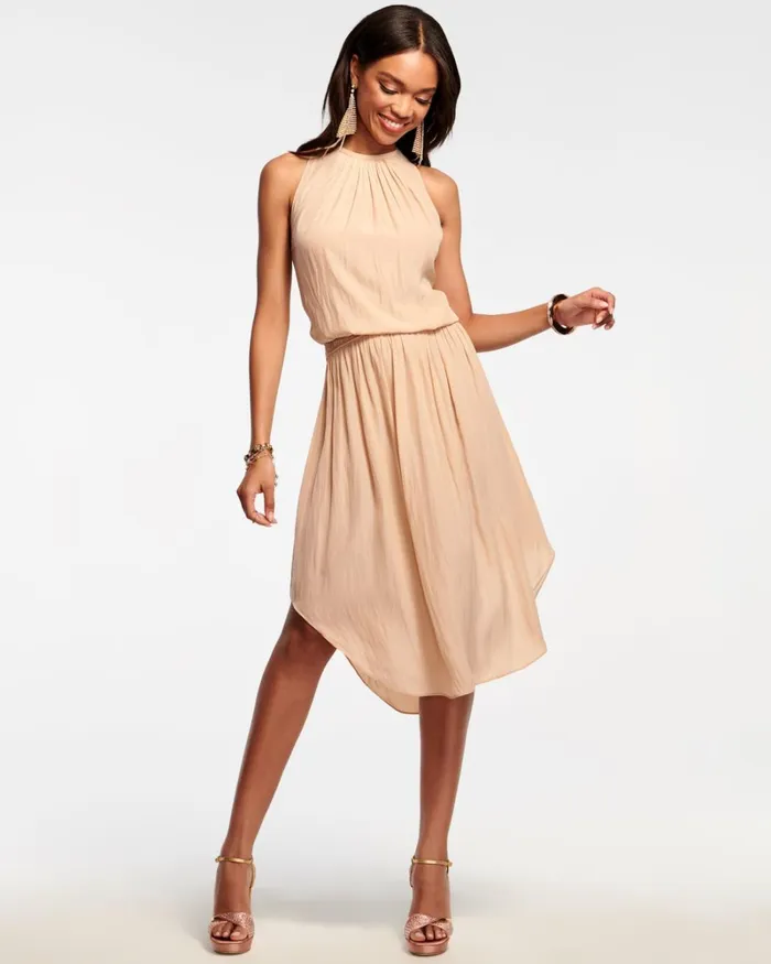 Women Audrey Smocked Midi Dress Ivory Ramy Brook Dresses Women Audrey Smocked Midi Dress Ivory Ramy Brook Dresses