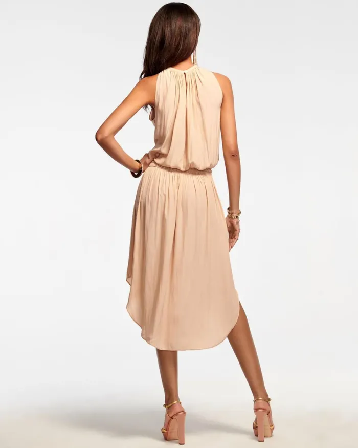 Women Audrey Smocked Midi Dress Ivory Ramy Brook Dresses Women Audrey Smocked Midi Dress Ivory Ramy Brook Dresses