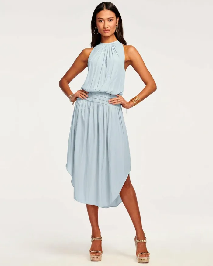 Women Audrey Smocked Midi Dress Ivory Ramy Brook Dresses Women Audrey Smocked Midi Dress Ivory Ramy Brook Dresses