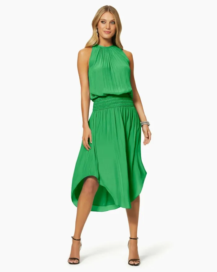 Women Audrey Smocked Midi Dress Ivory Ramy Brook Dresses Women Audrey Smocked Midi Dress Ivory Ramy Brook Dresses