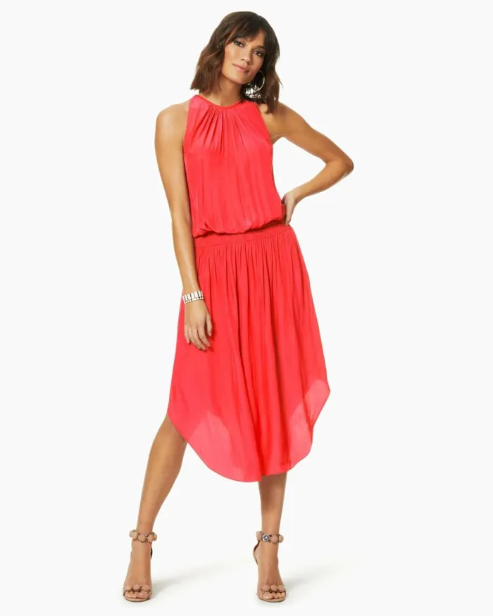 Women Audrey Smocked Midi Dress Ivory Ramy Brook Dresses Women Audrey Smocked Midi Dress Ivory Ramy Brook Dresses