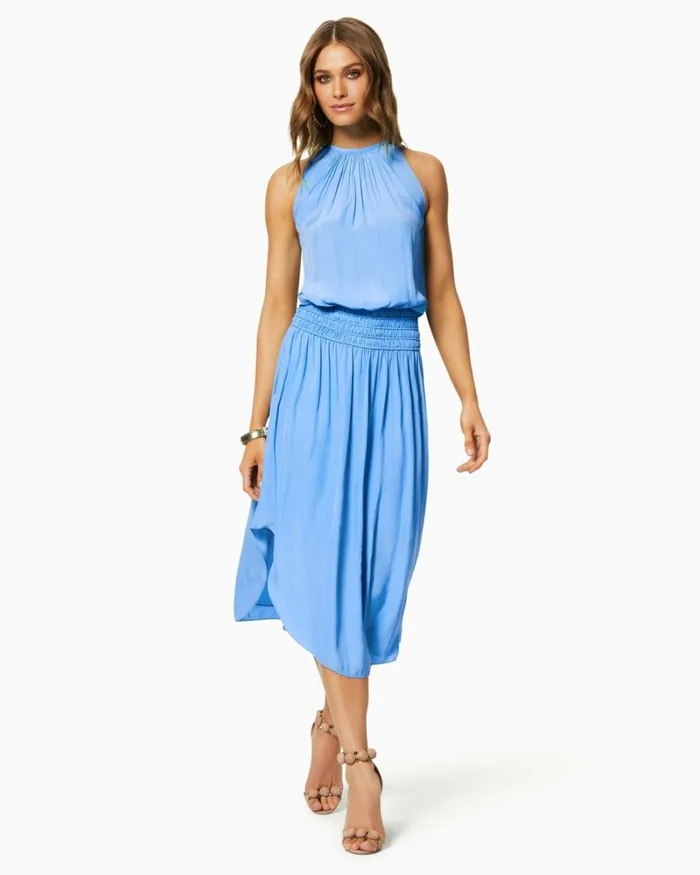 Women Audrey Smocked Midi Dress Ivory Ramy Brook Dresses Women Audrey Smocked Midi Dress Ivory Ramy Brook Dresses