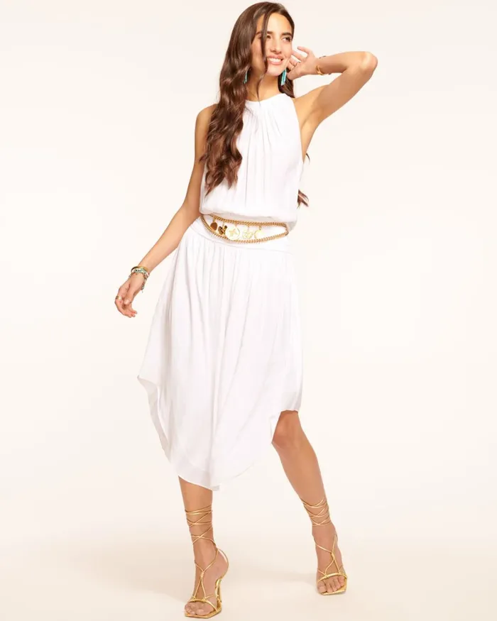 Women Audrey Smocked Midi Dress Ivory Ramy Brook Dresses Women Audrey Smocked Midi Dress Ivory Ramy Brook Dresses