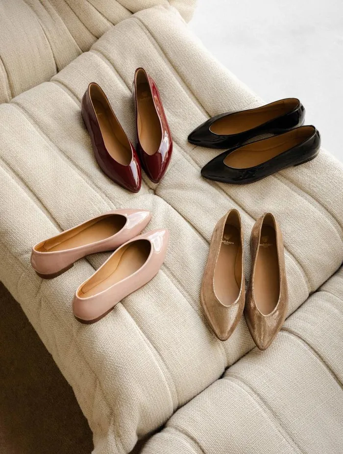 Women Ballet Flats Bobbies Alyssa Golden Women Ballet Flats Bobbies Alyssa Golden