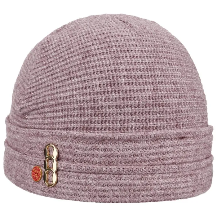Women Beanie Hats Mayser Frieda Lurex Beanie Plum