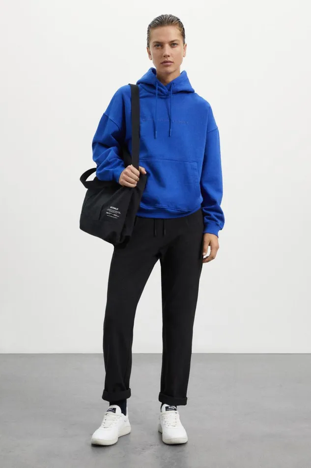 Women Blue Seul Sweatshirt Ecoalf Sweatshirts