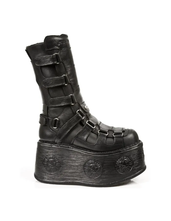 Women Boot Metallic M309C20 New Rock High Heels