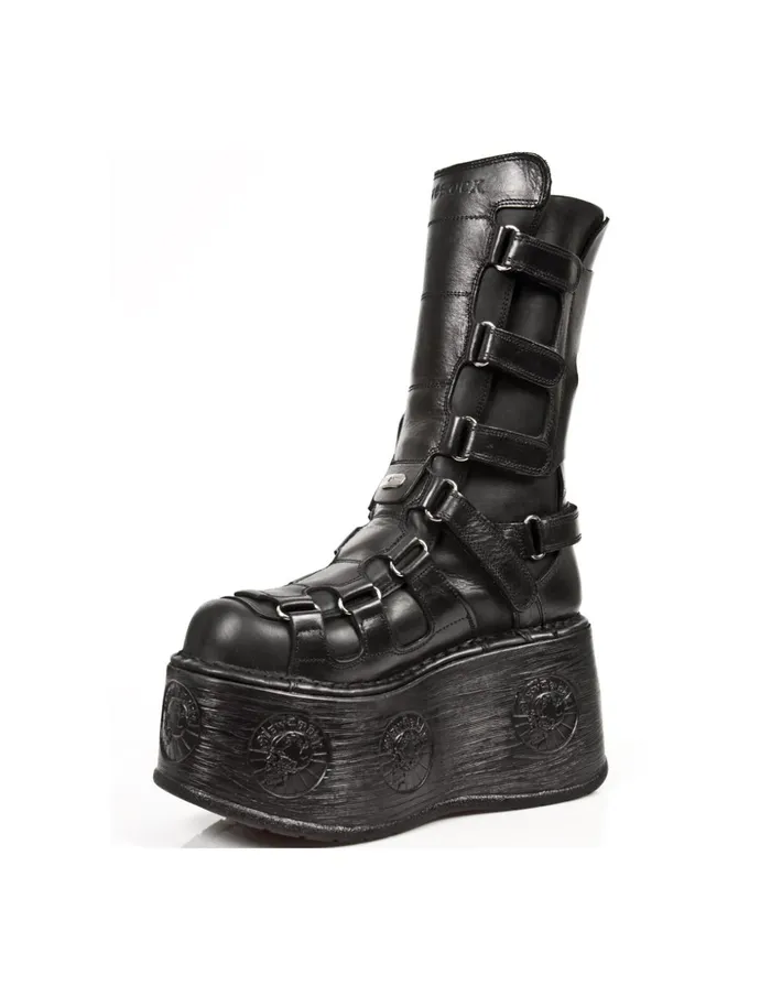 Women Boot Metallic M309C20 New Rock High Heels Women Boot Metallic M309C20 New Rock High Heels