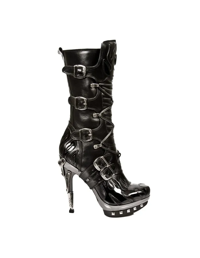 Women Boot Punk MPunk023S1 New Rock High Heels