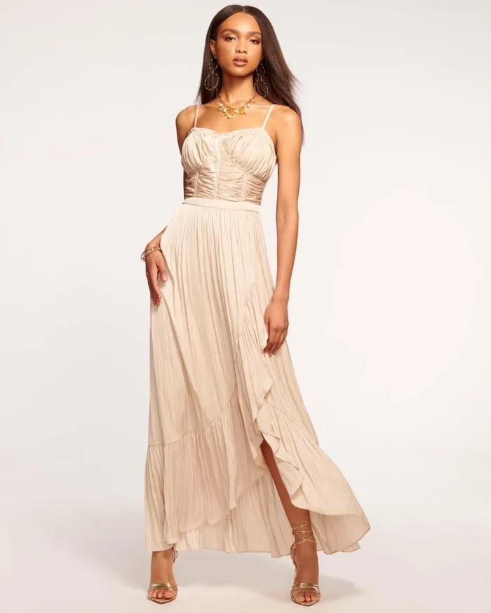 Women Braelyn Ruched Maxi Dress Black Ramy Brook Dresses Women Braelyn Ruched Maxi Dress Black Ramy Brook Dresses