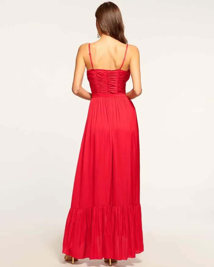 Women Braelyn Ruched Maxi Dress Black Ramy Brook Dresses Women Braelyn Ruched Maxi Dress Black Ramy Brook Dresses