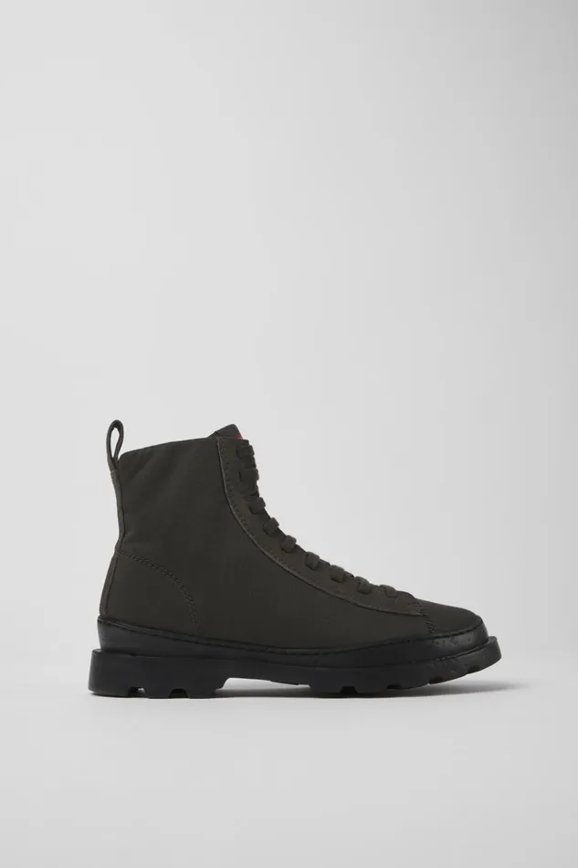 Women Brutus Gray Textile And Nubuck Ankle Boots Camper Ankle Boots Women Brutus Gray Textile And Nubuck Ankle Boots Camper Ankle Boots