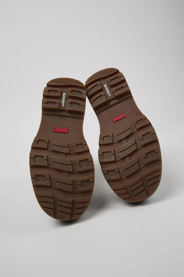 Women Brutus Trek MICHELIN Brown Nubuck Boots Camper Boots